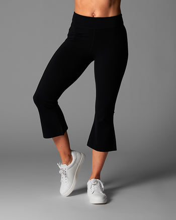 TaviSculpt® High Waisted Crop Flare Leggings * | Bottoms > Leggings | Tavi – ToeSox | Tavi | Vooray