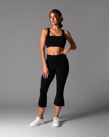 TaviSculpt® High Waisted Crop Flare Leggings * | Bottoms > Leggings | Tavi – ToeSox | Tavi | Vooray