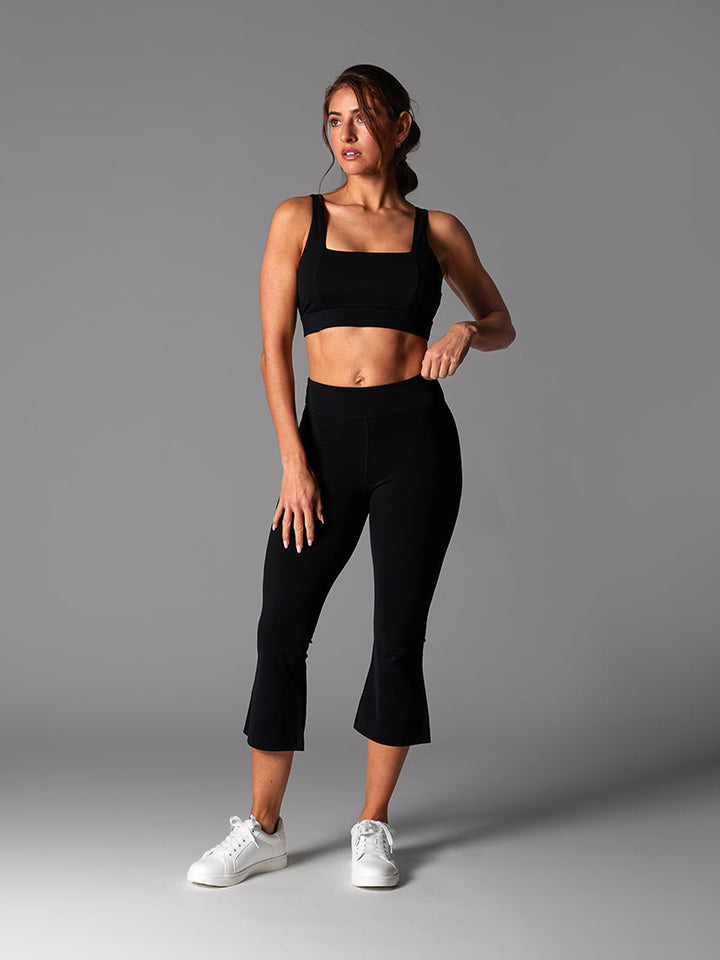 TaviSculpt® High Waisted Crop Flare Leggings | Bottoms > Leggings | Tavi – Tavi Active