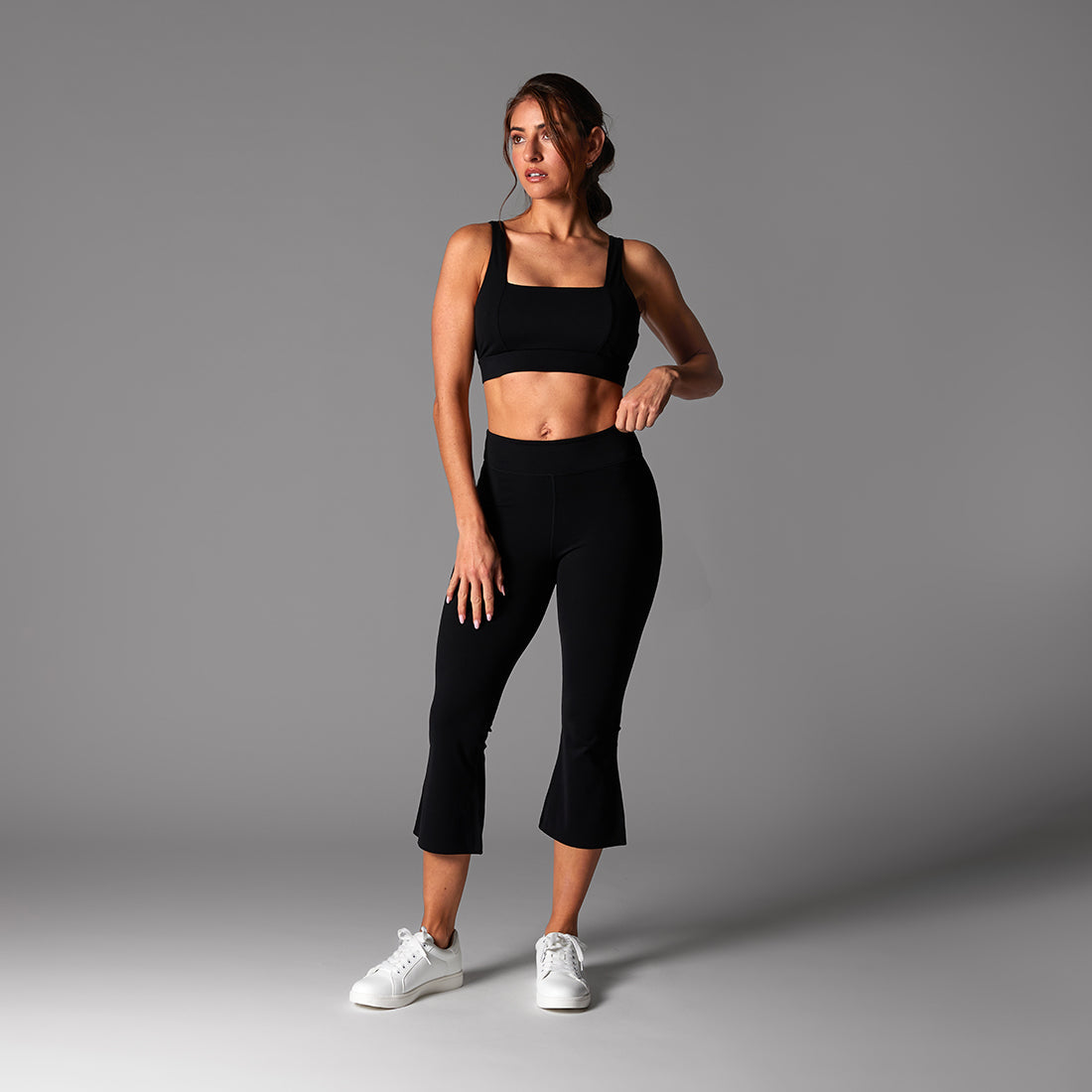 TaviSculpt® High Waisted Crop Flare Leggings | Bottoms > Leggings | Tavi – Tavi Active