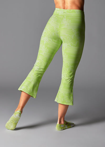 # High Waisted Crop Flare Leggings | Bottoms > Leggings | Tavi – ToeSox | Tavi | Vooray