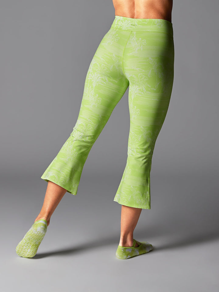 # High Waisted Crop Flare Leggings | Bottoms > Leggings | Tavi – ToeSox | Tavi | Vooray