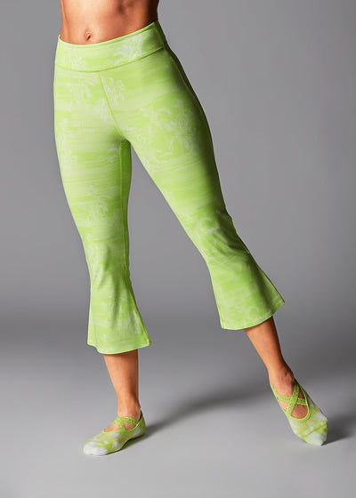 # High Waisted Crop Flare Leggings | Bottoms > Leggings | Tavi – ToeSox | Tavi | Vooray
