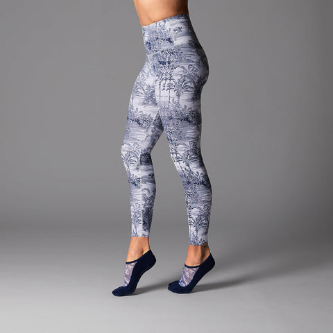 Tavi High Waisted Leggings Navy Tropic Toile Sale – Navy