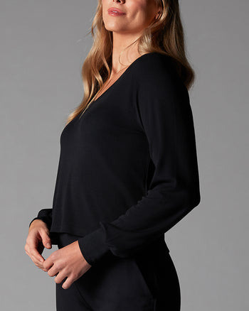 # Rib Long Sleeve | Tops > Long Sleeve | Tavi – ToeSox | Tavi | Vooray