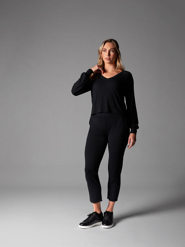 # Rib Long Sleeve | Tops > Long Sleeve | Tavi – ToeSox | Tavi | Vooray