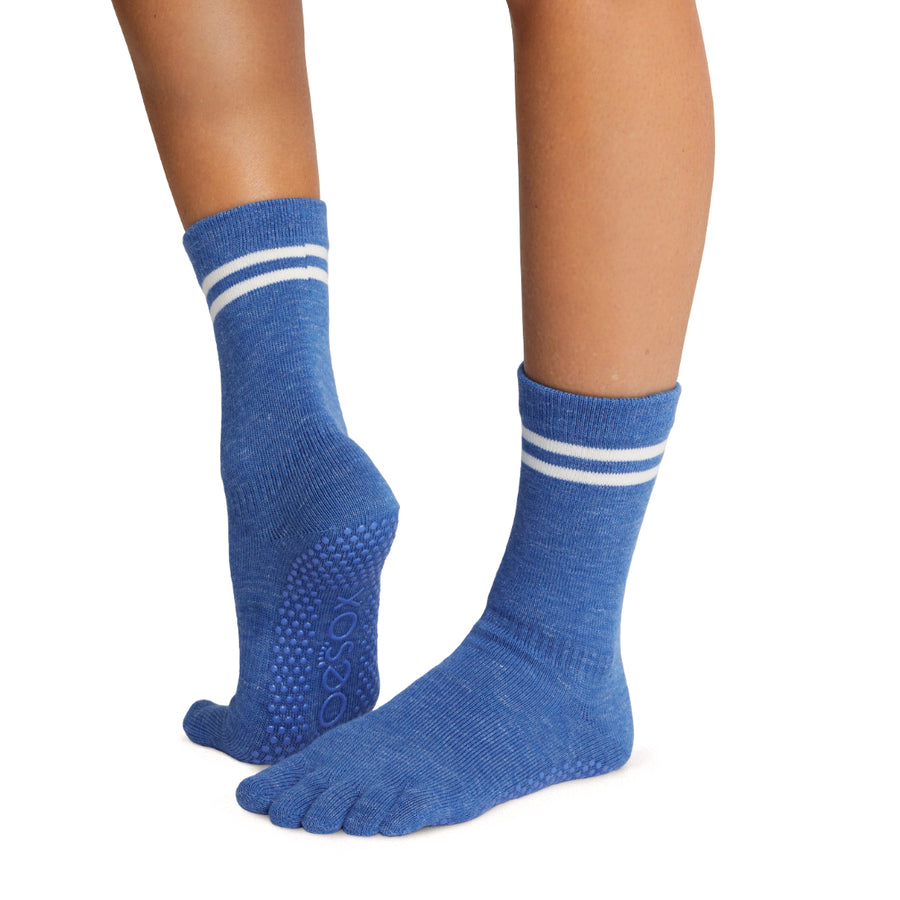 Full Toe Crew Grip Socks | Grip Toe Socks | ToeSox – ToeSox | Tavi | Vooray