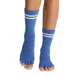 # Half Toe Crew Grip Socks | Socks > Crew | ToeSox – ToeSox | Tavi | Vooray
