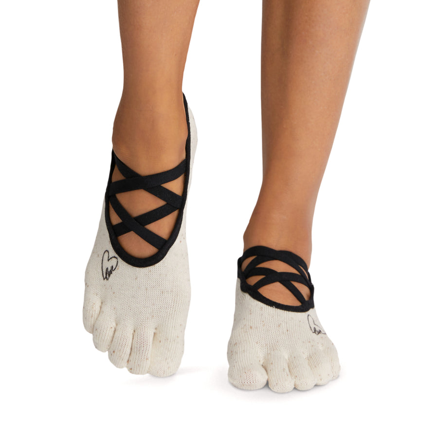 Half Toe Elle in Believe Grip Socks - ToeSox - Mad-HQ