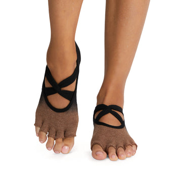 GRIP AND TOES GREY YOGA SOCKS