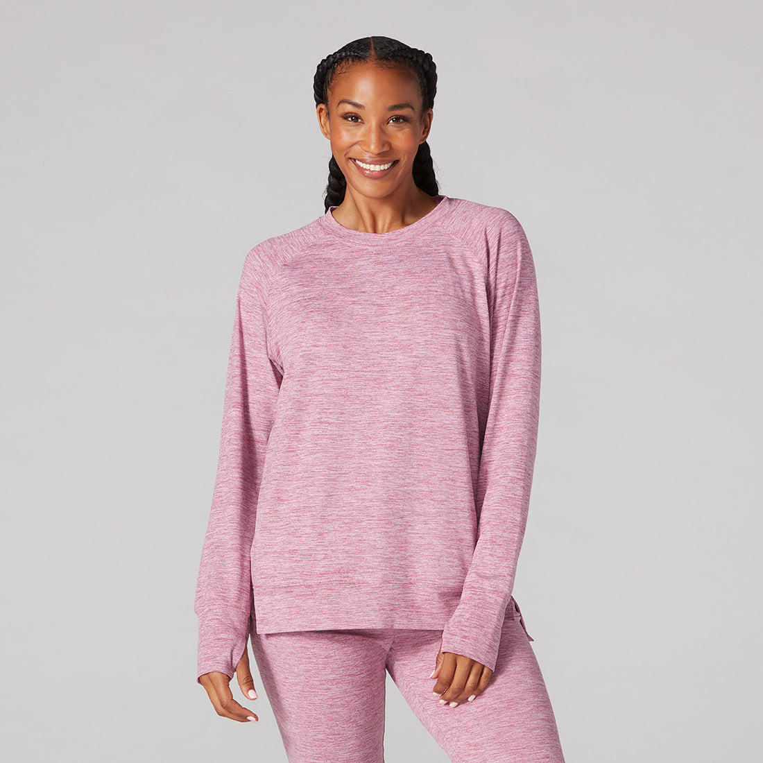 # Brushed Tec Knit Sweatshirt * | Tops > Sweaters & Hoodies | Tavi – ToeSox | Tavi | Vooray