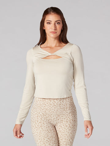 # Form Cropped Long Sleeve | Tops > Long Sleeve | Tavi – ToeSox | Tavi | Vooray