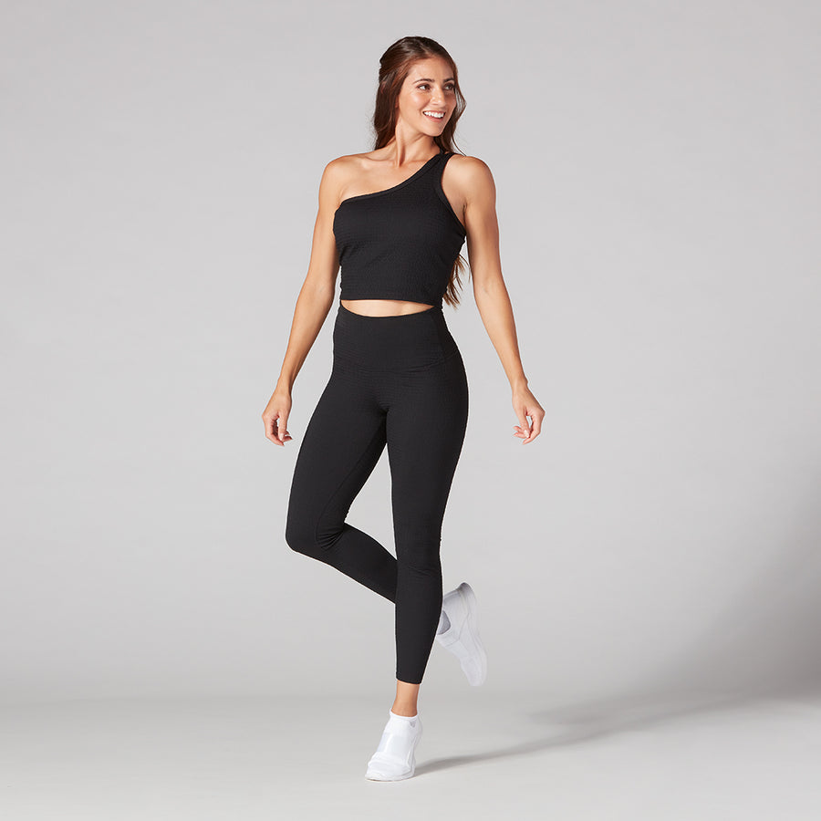 # Seersucker High Waisted 7/8 Leggings * | Bottoms > Leggings | Tavi – ToeSox | Tavi | Vooray