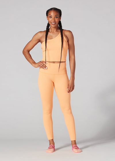 # Seersucker High Waisted 7/8 Leggings * | Bottoms > Leggings | Tavi – ToeSox | Tavi | Vooray