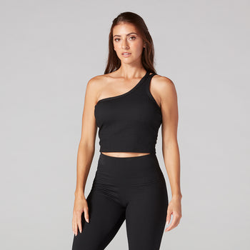 # Seersucker One Shoulder Bra * | Sports Bras | Tavi – ToeSox | Tavi | Vooray