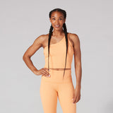 Seersucker One Shoulder Bra