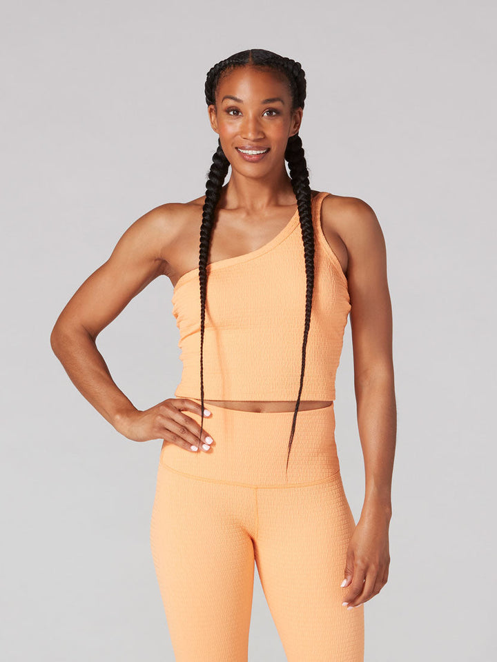 # Seersucker One Shoulder Bra * | Sports Bras | Tavi – ToeSox | Tavi | Vooray