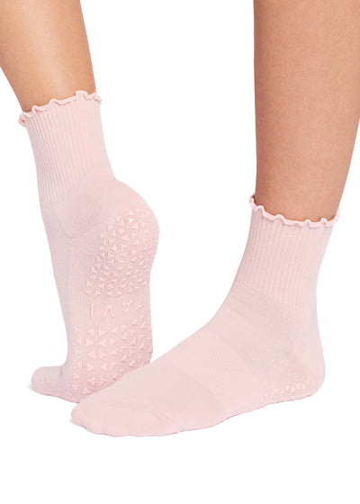 Aria Ruffle Grip Socks | Socks > Grip | Tavi – Tavi Active