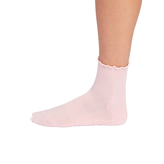 Aria Ruffle Grip Socks | Socks > Grip | Tavi – Tavi Active