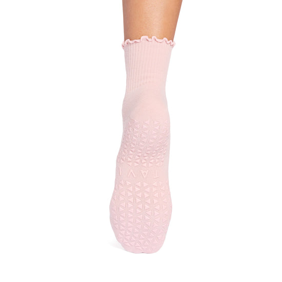 Aria Ruffle Grip Socks | Socks > Grip | Tavi – Tavi Active
