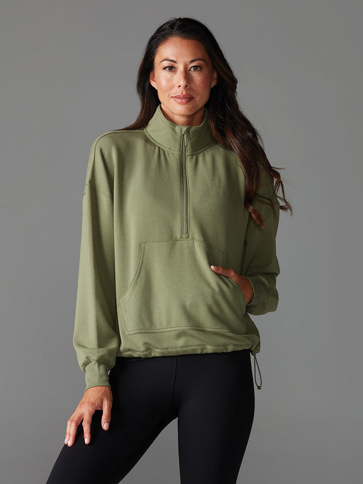 # Cozy Half Zip * | Tops > Jackets | Tavi – ToeSox | Tavi | Vooray