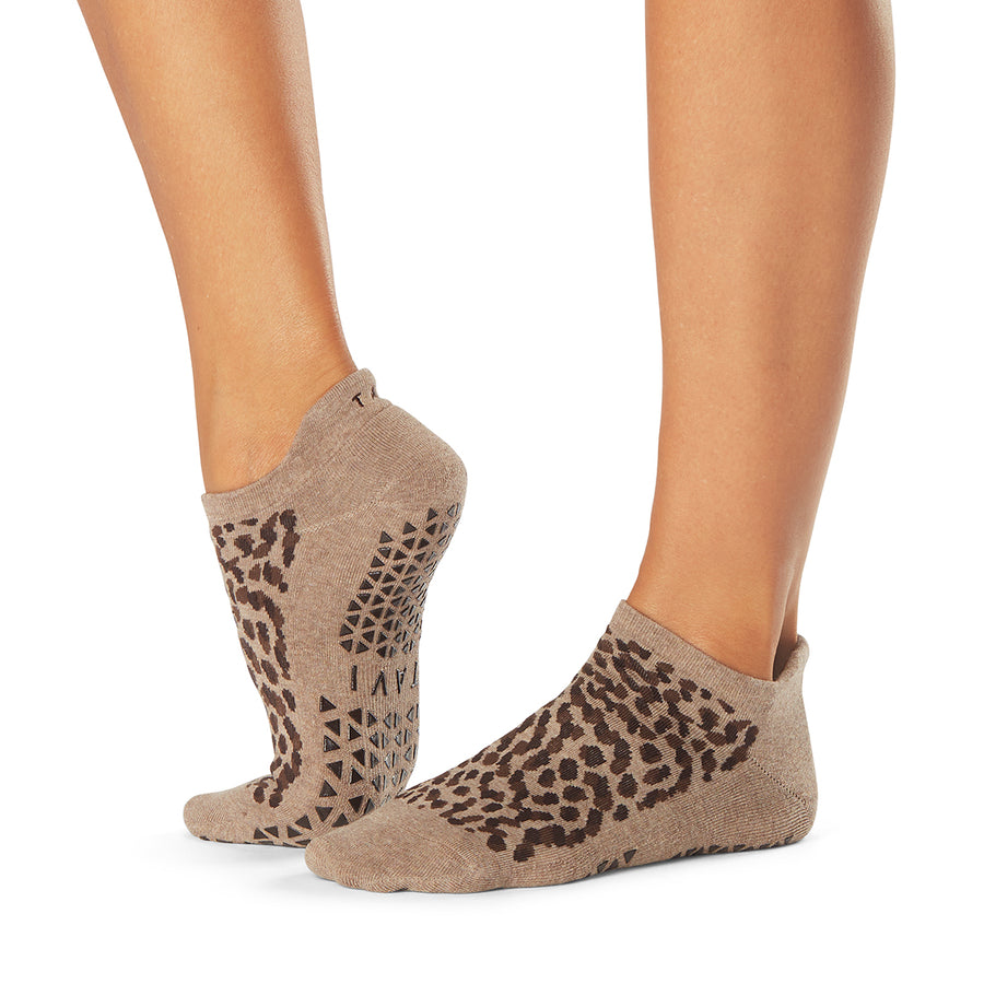 Ladies Gentle Grip Socks Animal Print.