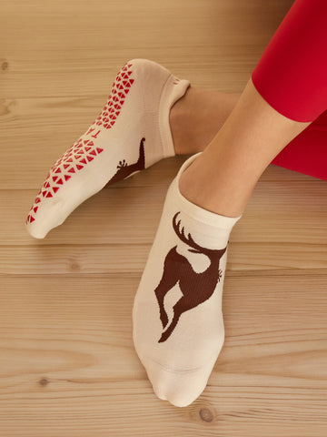 TAVI Holiday Grip Socks