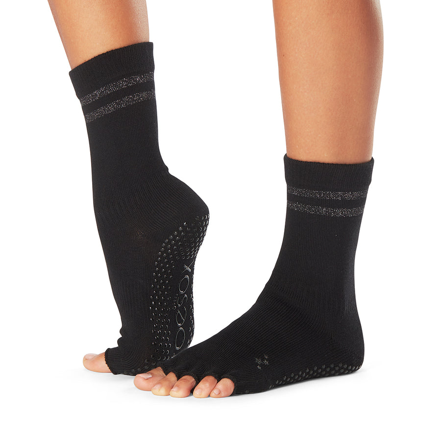 # Half Toe Crew Grip Socks | Socks > Crew | ToeSox – ToeSox | Tavi | Vooray