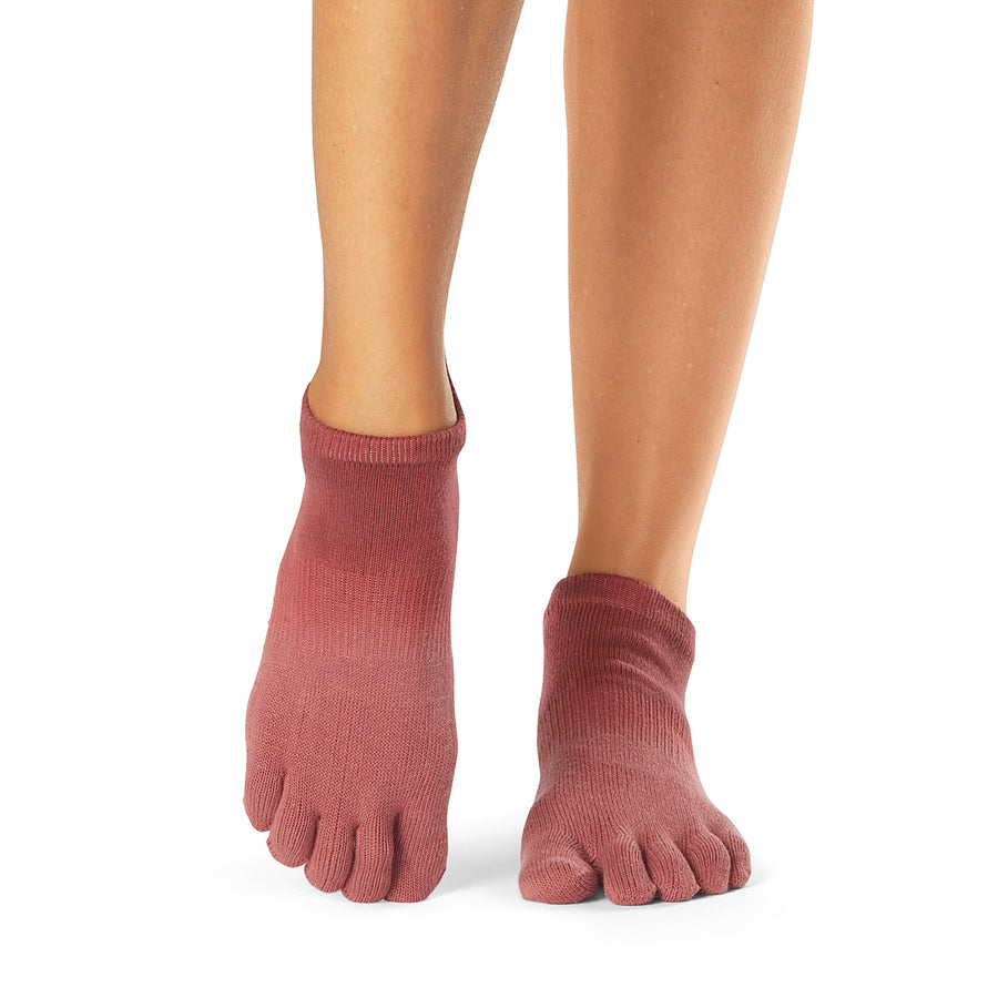 Buy toesoxLow Rise Full Toe Grip Socks – Non-Slip Pilates Socks