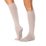 # Full Toe Scrunch Knee High Grip Socks | Leg Warmers | ToeSox – ToeSox | Tavi | Vooray