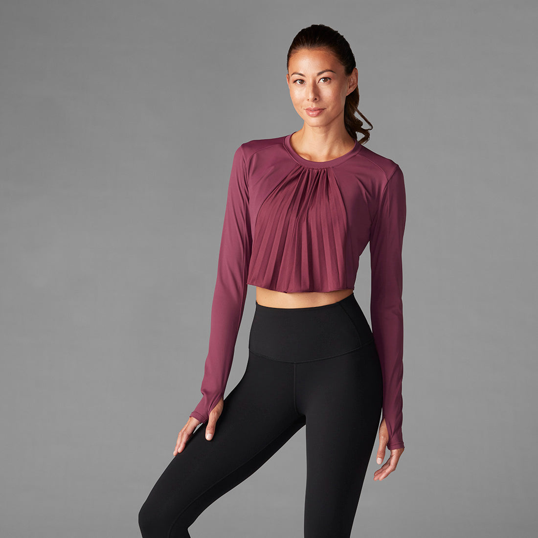 # Pleated Long Sleeve Top * | Tops > Long Sleeve | Tavi – ToeSox | Tavi | Vooray