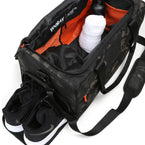 boost xl duffel abstract camo interior exterior detail view athletic gym bag