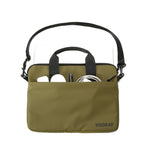 laptop sleeve olive green feature view everyday work commute