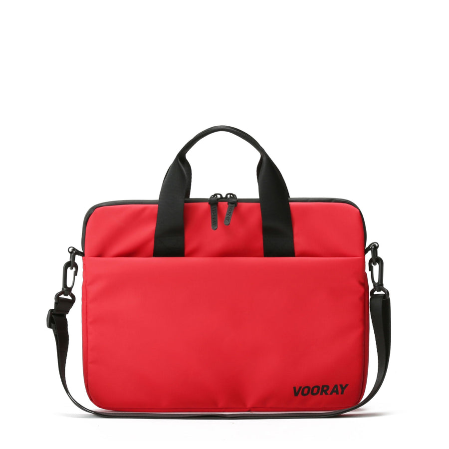 laptop sleeve power red front view everyday work commute