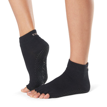 Toesox Ankle Half Toe - Heather Grey - Yogisha Amsterdam