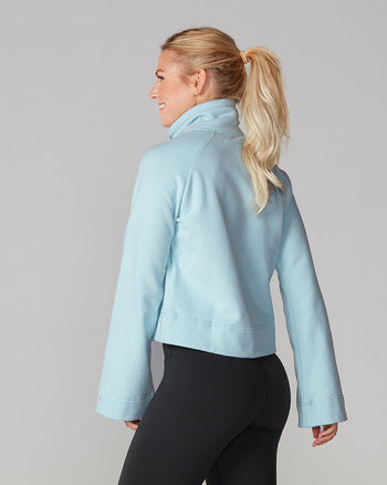 Lululemon Define Jacket - Size 10 - Pastel Blue France