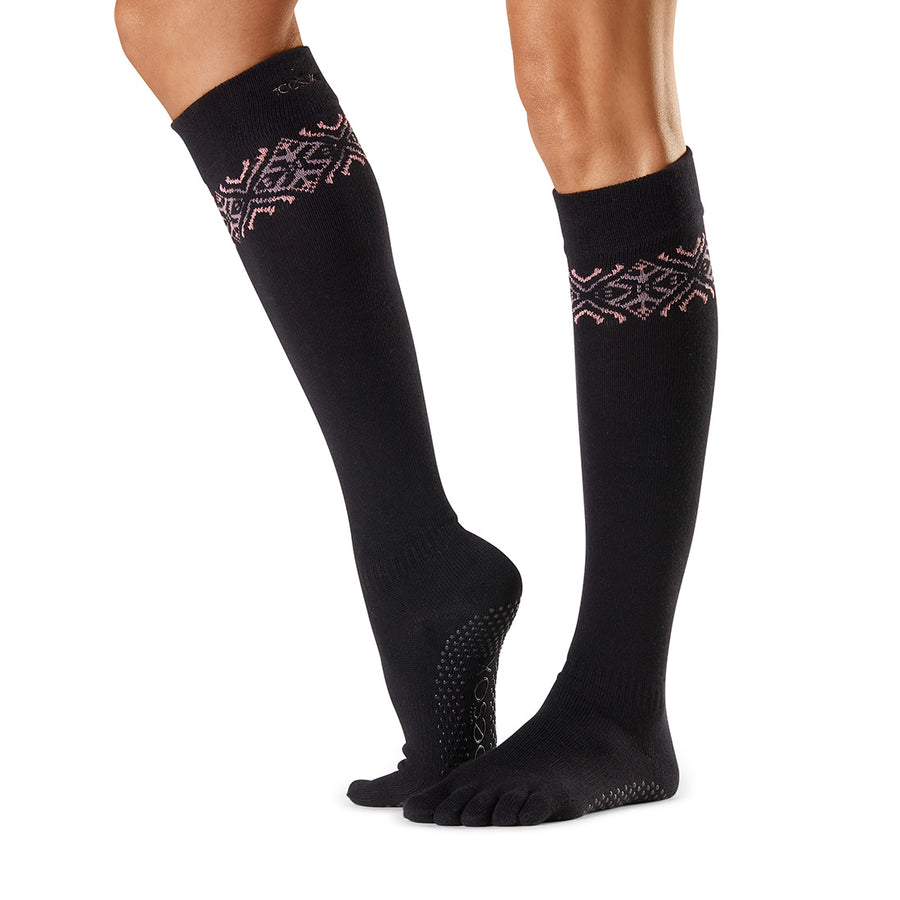 # Full Toe Scrunch Knee High Grip Socks * | Leg Warmers | ToeSox – ToeSox | Tavi | Vooray