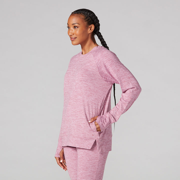 # Brushed Tec Knit Sweatshirt * | Tops > Sweaters & Hoodies | Tavi – ToeSox | Tavi | Vooray