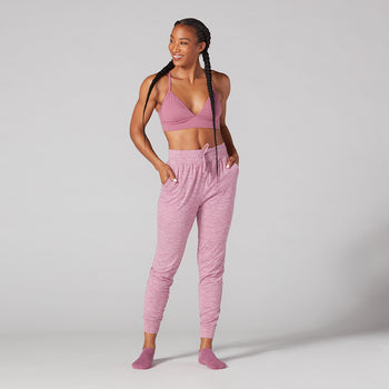 # Brushed Tec Knit High Waisted Jogger * | Bottoms > Leggings | Tavi – ToeSox | Tavi | Vooray