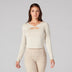 # Form Cropped Long Sleeve | Tops > Long Sleeve | Tavi – ToeSox | Tavi | Vooray