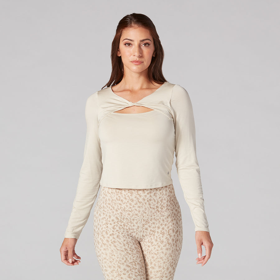 # Form Cropped Long Sleeve | Tops > Long Sleeve | Tavi – ToeSox | Tavi | Vooray