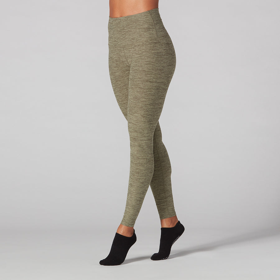 Ultimate Side Pocket Olive Green High Waisted Leggings