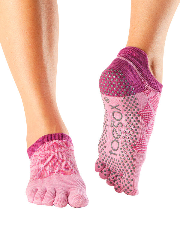 # Full Toe Low Rise Grip Socks * | Socks > Grip | ToeSox – ToeSox | Tavi | Vooray