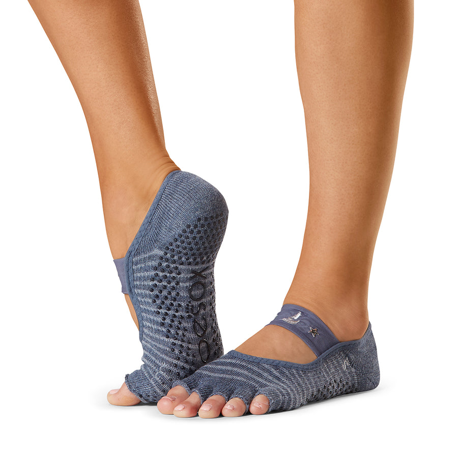 Half Toe Mia Grip Socks | Grip Toe Socks | Toesox Pride / M
