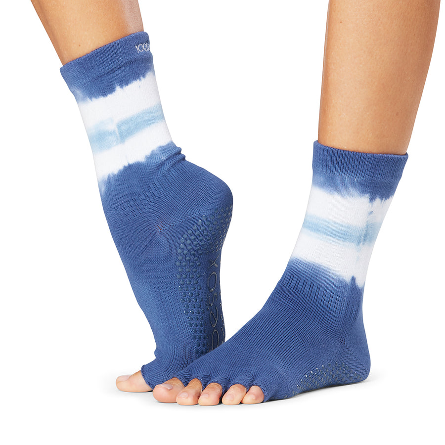 # Half Toe Crew Grip Socks | Socks > Crew | ToeSox – ToeSox | Tavi | Vooray