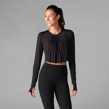 # Pleated Long Sleeve Top * | Tops > Long Sleeve | Tavi – ToeSox | Tavi | Vooray