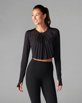 # Pleated Long Sleeve Top * | Tops > Long Sleeve | Tavi – ToeSox | Tavi | Vooray