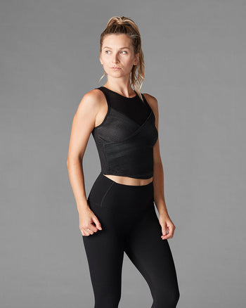 # Pleated Bra Tank * | Tops > Tanks | Tavi – ToeSox | Tavi | Vooray