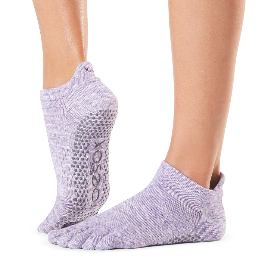 ToeSox - Full Toe Low Rise Grip Socks - various colors