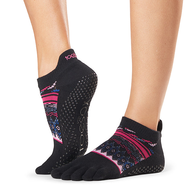 ToeSox Full Toe Low Rise Grip Socks – Flash – Medium – Life